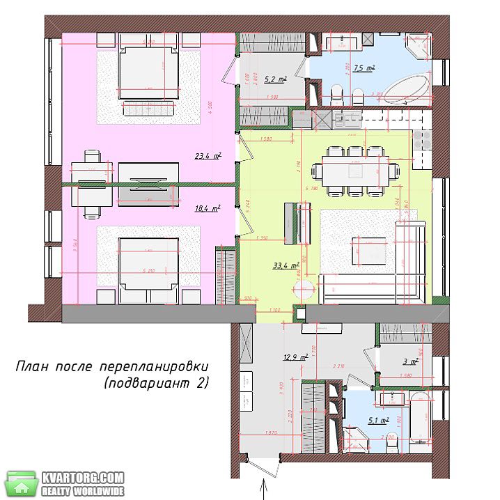 Sell 3-room apartment. Киев,  Тимошенко — photo 6