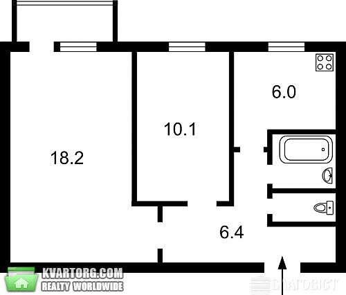 Sell 2-room apartment. Киев, Науки пр — photo 1