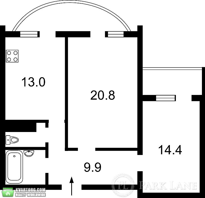 Sell 2-room apartment. Киев, Героев Сталинграда пр — photo 4