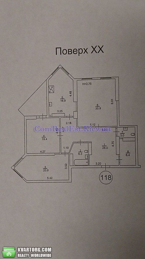 Sell 3-room apartment. Киев,  Саперно-Слободская — photo 6