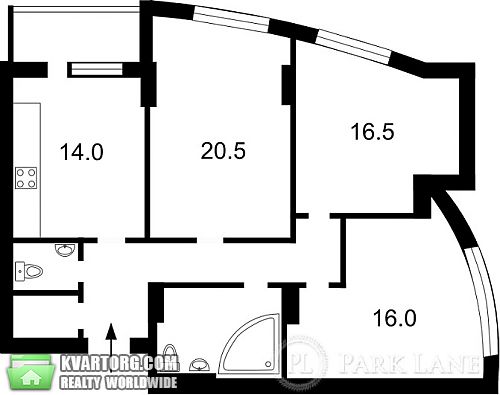 Sell 3-room apartment. Киев, Победы пр — photo 2