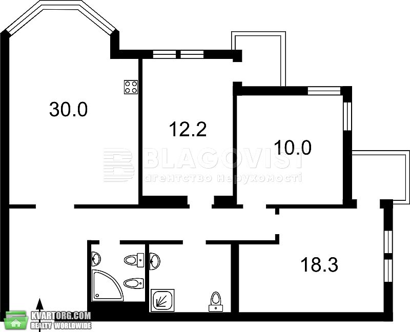 Rent out 4-room apartment. Киев,  Тимошенко — photo 2