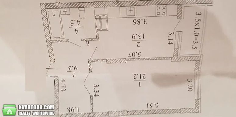 Sell 1-room apartment. Киев,  Богдановская — photo 6