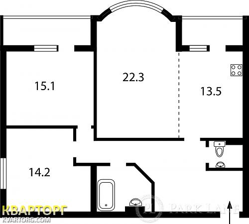 Sell 3-room apartment. Киев, Ахматовой — photo 8