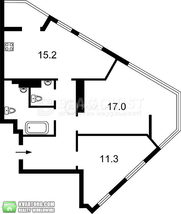 Sell 2-room apartment. Киев, рибалка маршала — photo 2