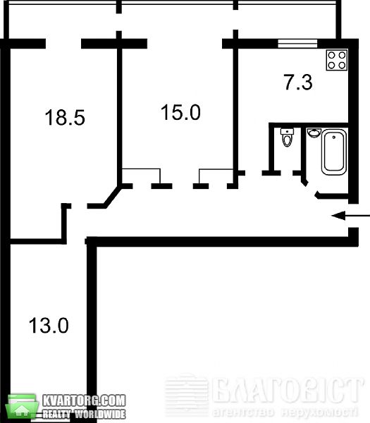 Sell 3-room apartment. Киев, Чоколовский бул — photo 8