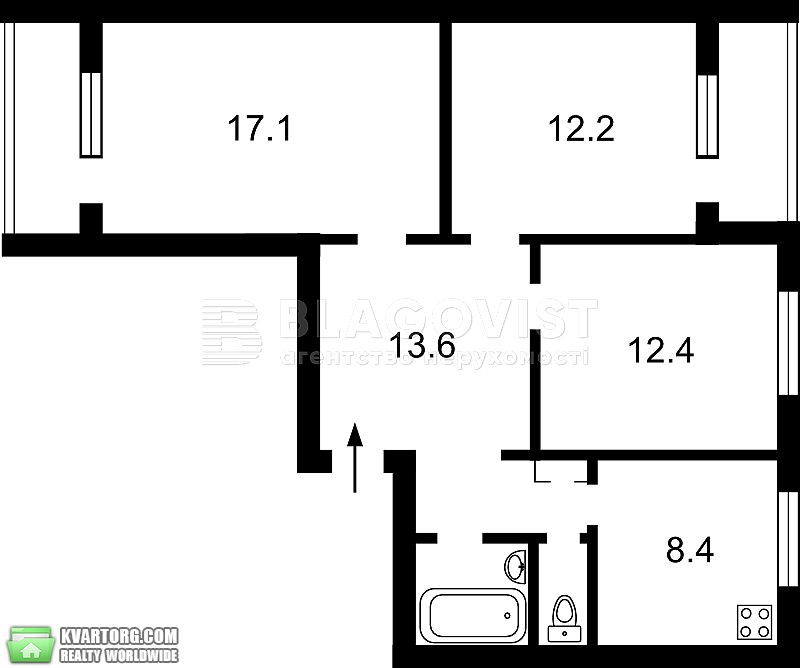 Sell 3-room apartment. Киев,  Оболонский пр — photo 1