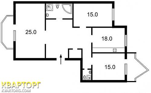 Sell 3-room apartment. Киев,  Гончара — photo 4