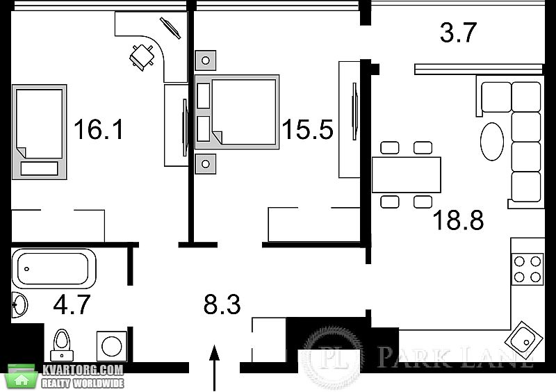 Sell 2-room apartment. Киев,  Златоустовская — photo 6