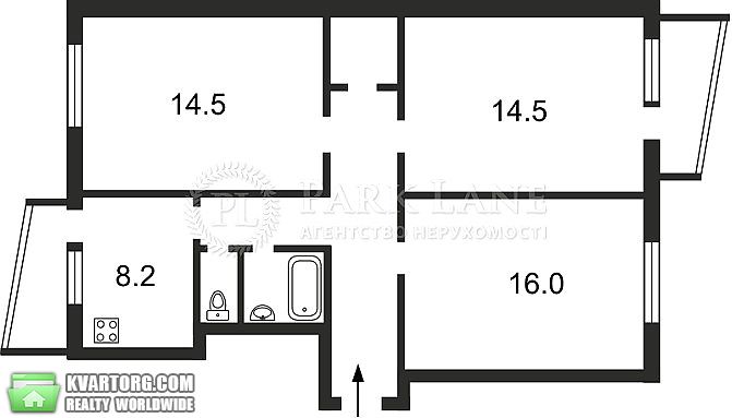 Sell 3-room apartment. Киев,  Луначарского — photo 2