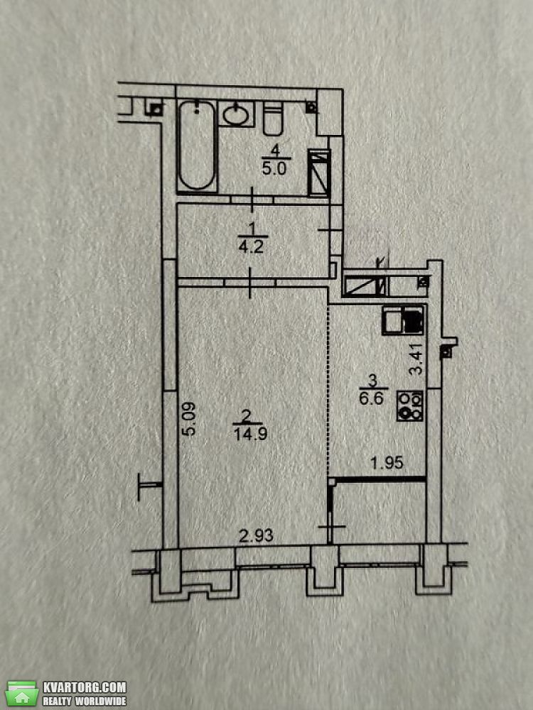 Sell 1-room apartment. Киев, Зарічна — photo 3