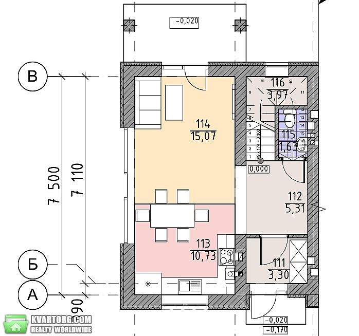 Rent out Townhouse. Буча,  Яблоневая — photo 1