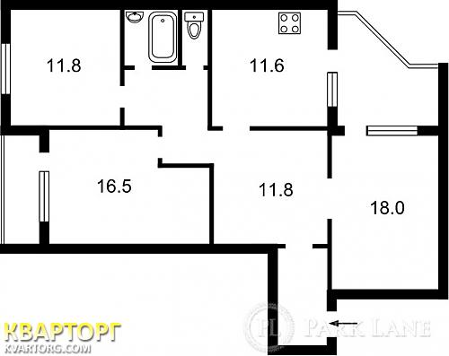продам 3-комнатную квартиру. Киев,  Урловская - фото 3
