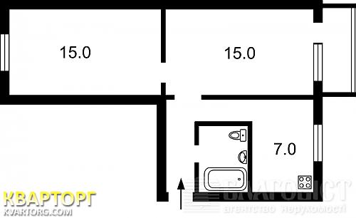 Sell 2-room apartment. Киев,  Братиславская — photo 5