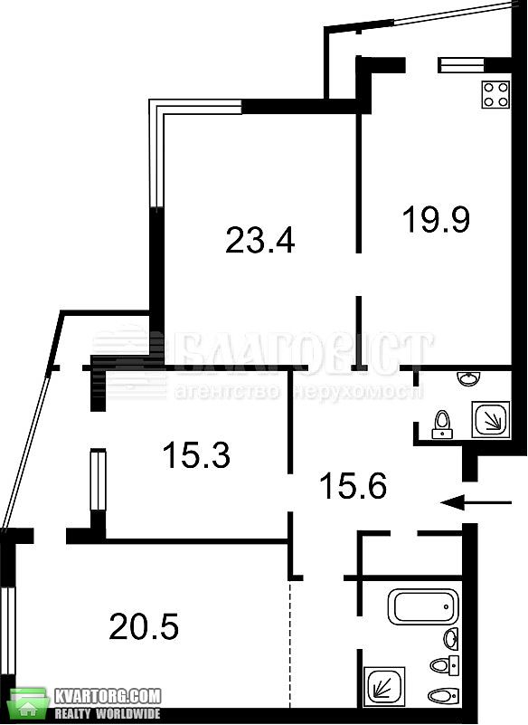 Sell 3-room apartment. Киев,  Чоколовский бул — photo 2