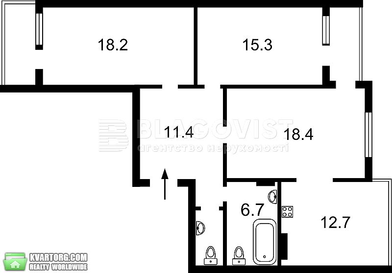 Sell 3-room apartment. Киев,  Драгоманова — photo 2