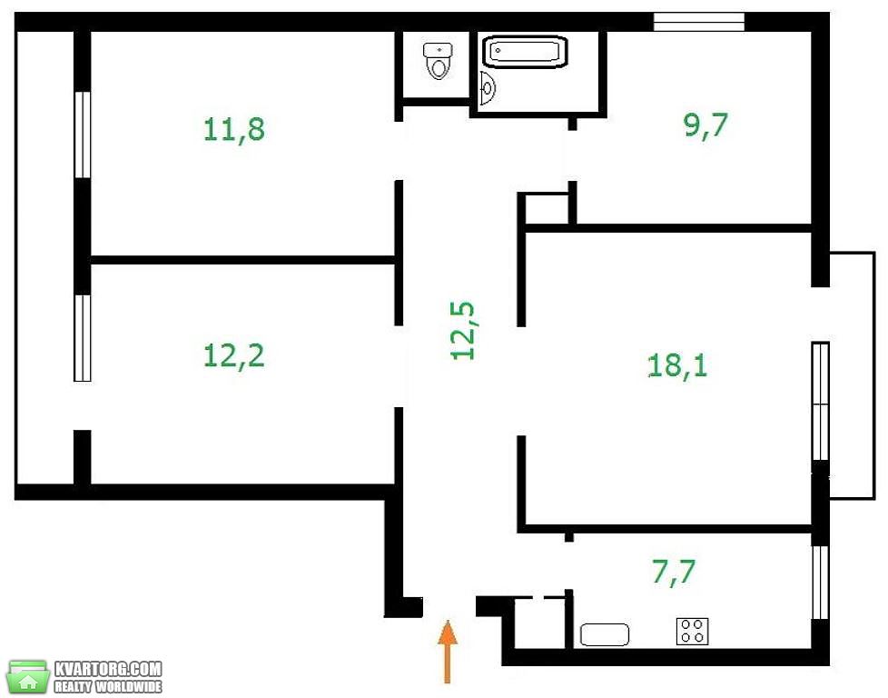 Sell 4-room apartment. Киев, Дегтяревская — photo 2