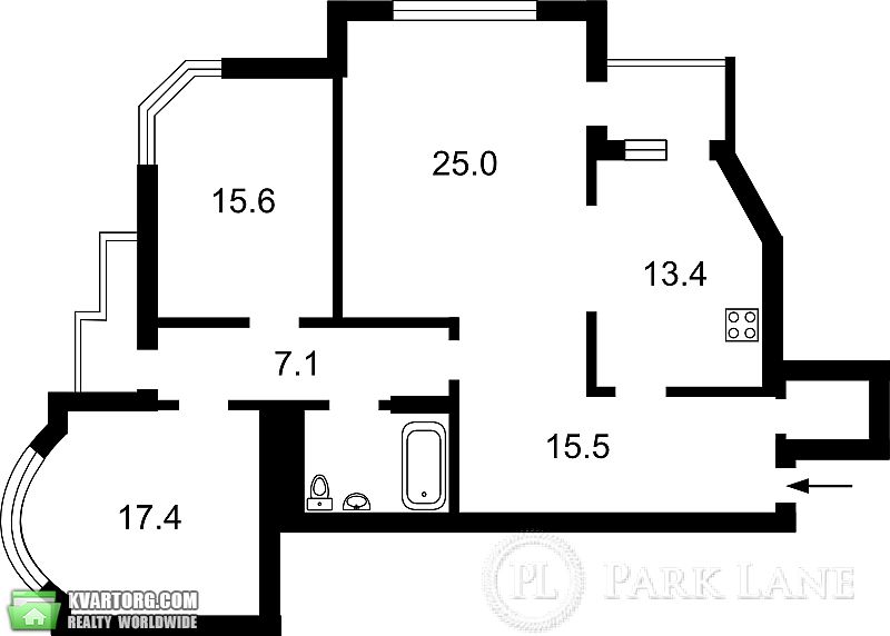 Sell 3-room apartment. Киев,  Бажана — photo 10