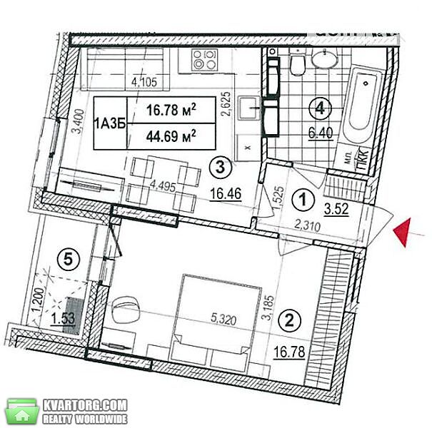 Sell 1-room apartment. Киев,  Глубочицкая — photo 2