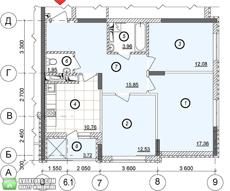 Sell 3-room apartment. Киев,  Комарова — photo 3