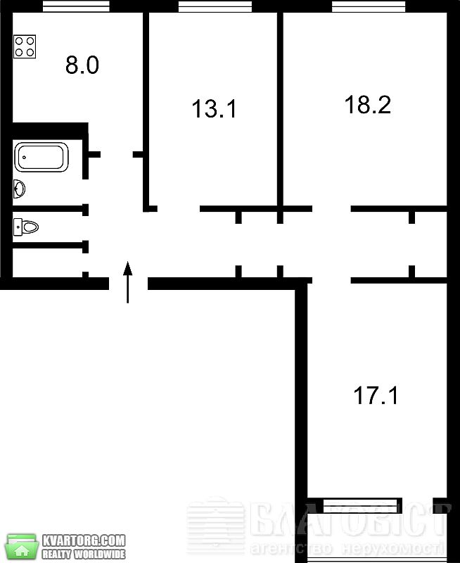 Sell 3-room apartment. Киев,  Героев Сталинграда пр — photo 4