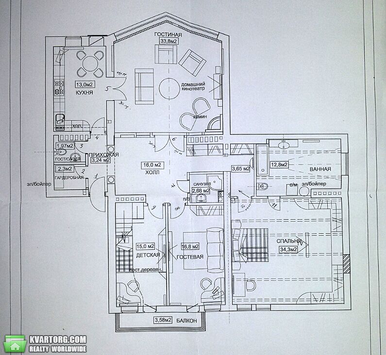 Rent out 4-room apartment. Киев, Кирилловская ул. — photo 9
