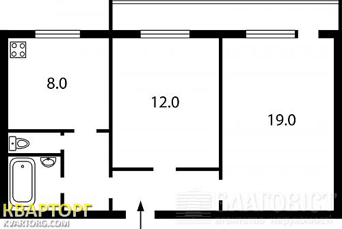 Sell 2-room apartment. Киев, Харьковское шоссе — photo 3