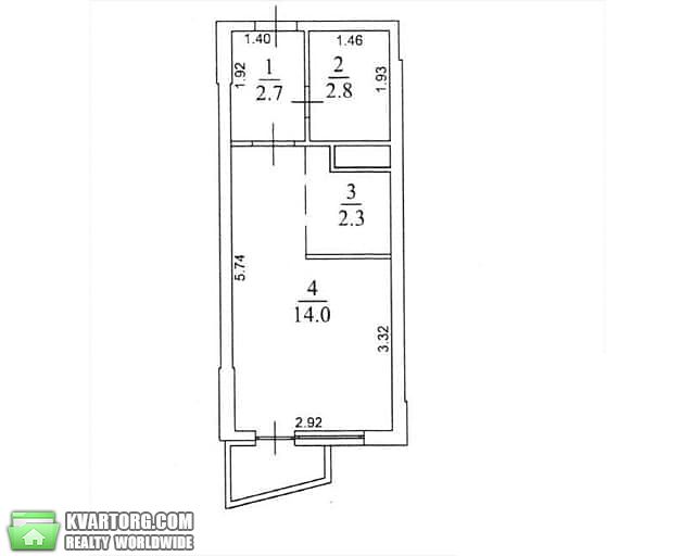 Sell 1-room apartment. Киев, Жамбила Жабаева — photo 4