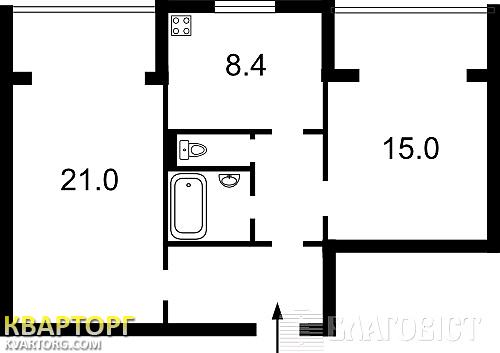 Sell 2-room apartment. Киев,  Ревуцкого — photo 2