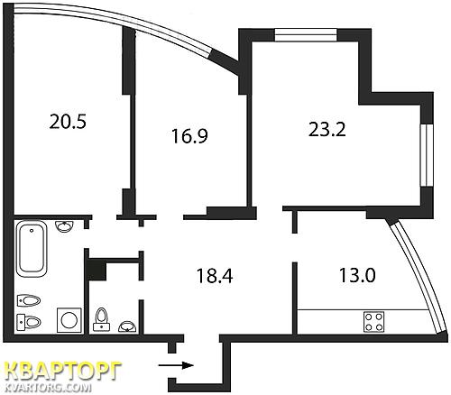 Rent out 2-room apartment. Киев,  Героев Сталинграда пр — photo 7