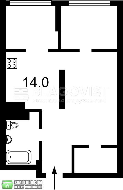 Sell 2-room apartment. Киев,  Механизаторов — photo 9