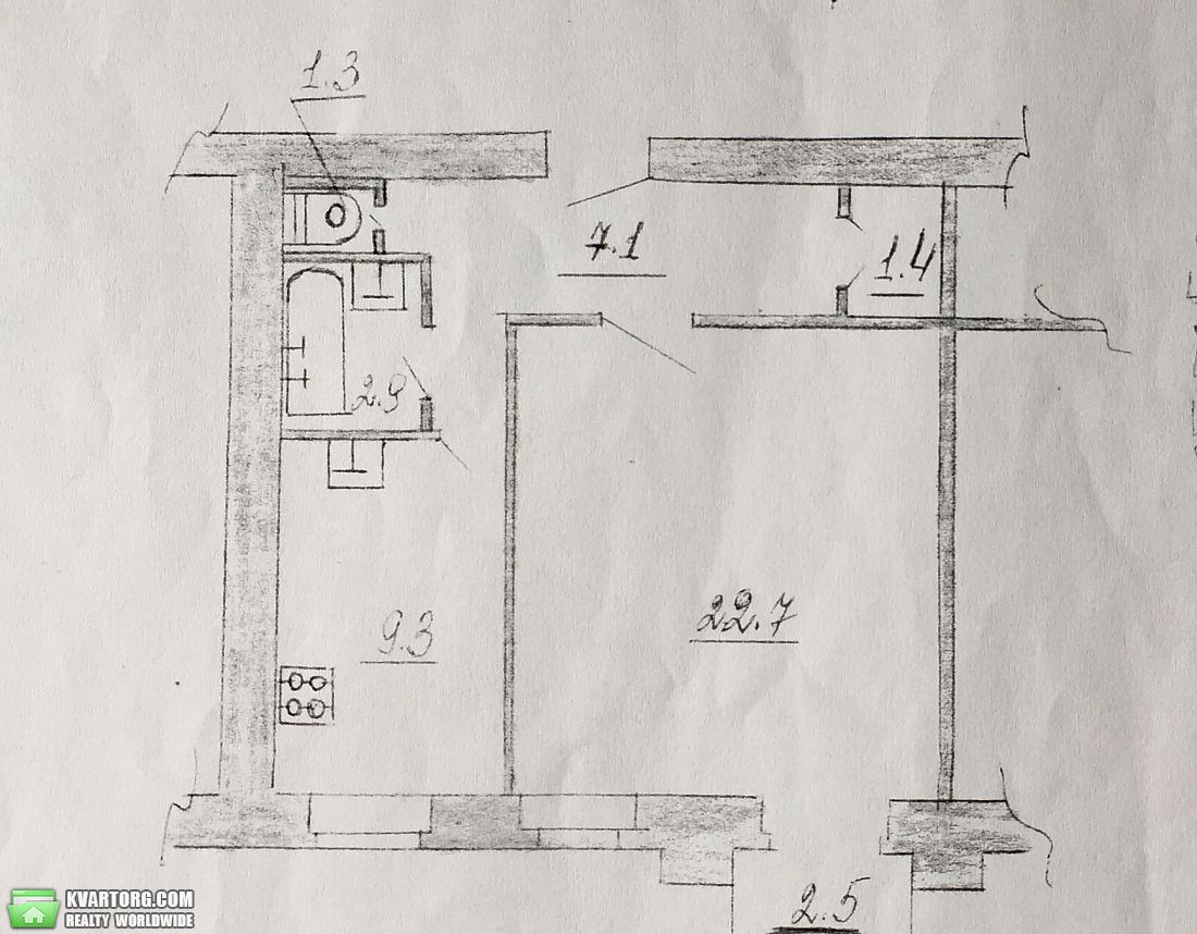 Sell 1-room apartment. Киев,  Пирогова — photo 10