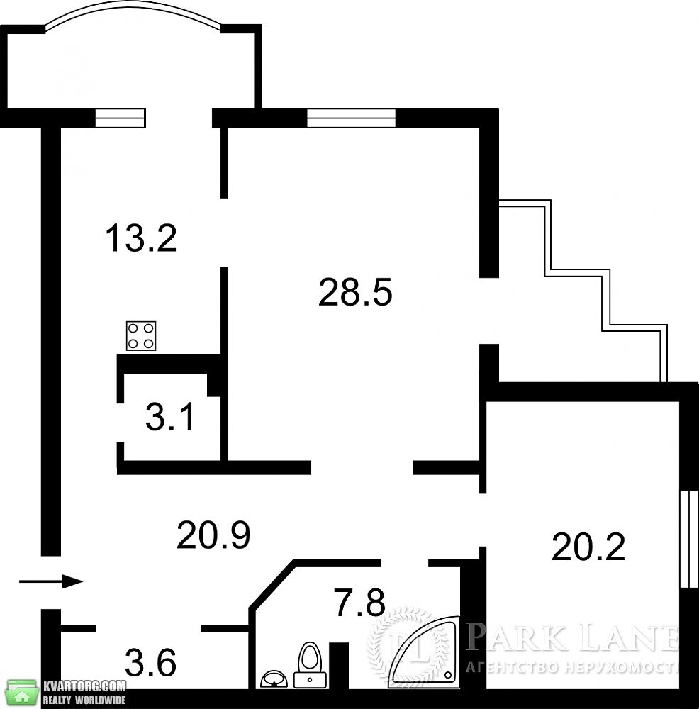 Sell 3-room apartment. Киев, Срибнокильская — photo 1