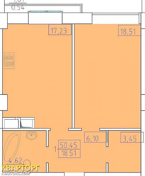 Sell 1-room apartment. Одесса, Французский бул. — photo 2