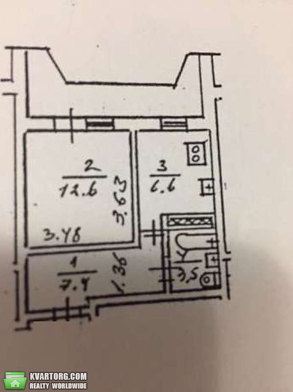 Sell 1-room apartment. Киев,  Полярная — photo 2