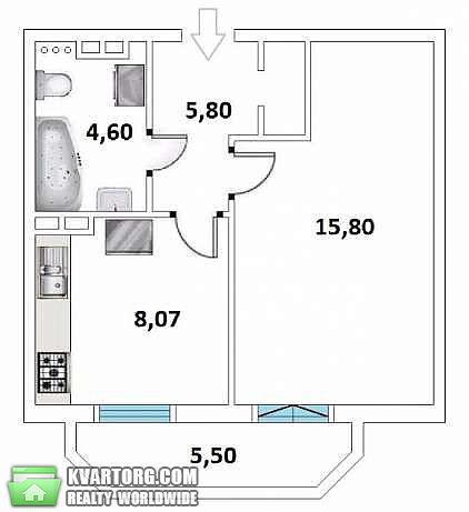 Sell 1-room apartment. Киев,  Гарматная — photo 2