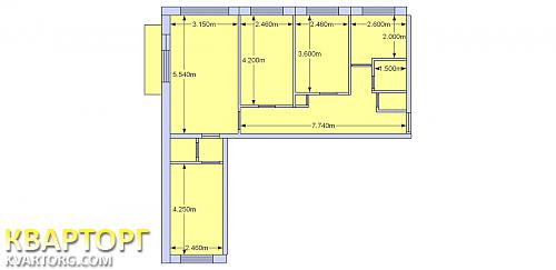 План квартиры 504 серии