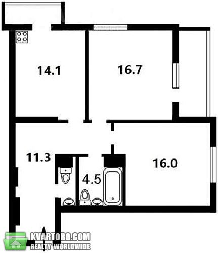 Sell 2-room apartment. Киев,  Глушкова пр — photo 2