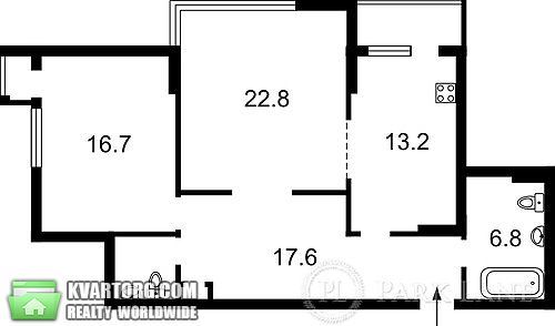Sell 2-room apartment. Киев, Краснозвездный пр — photo 5