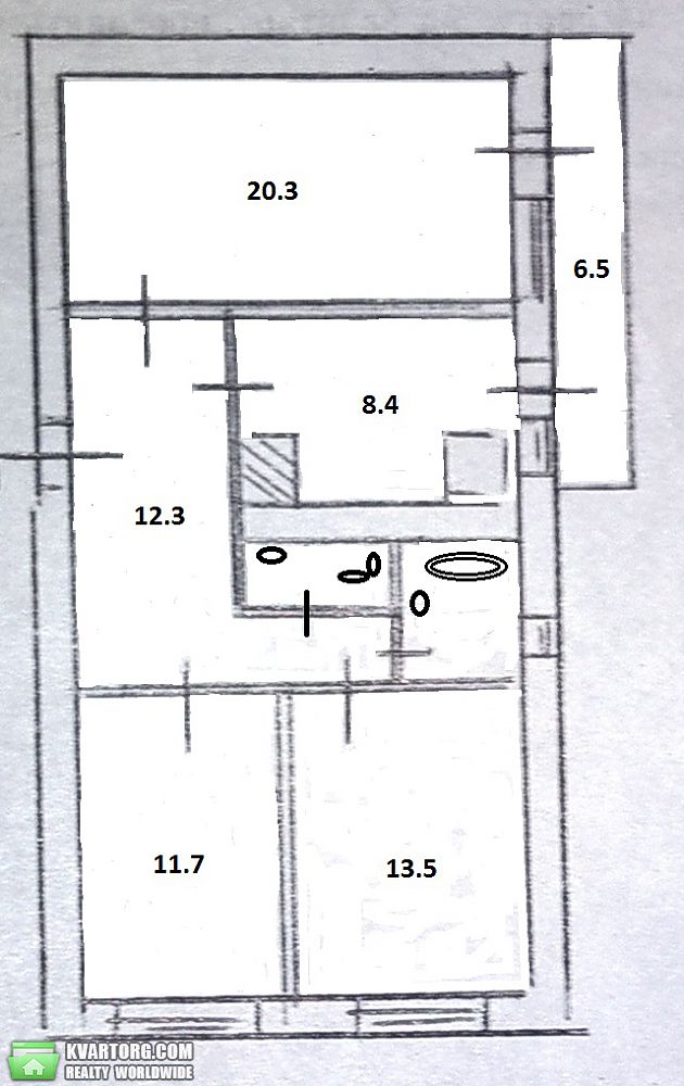 Sell 3-room apartment. Киев,  Луначарского — photo 1