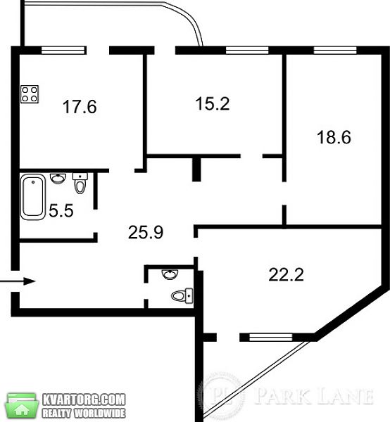 Sell 3-room apartment. Киев, Черновола — photo 10