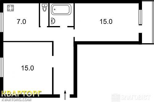 Sell 2-room apartment. Киев,  Почайнинская — photo 2