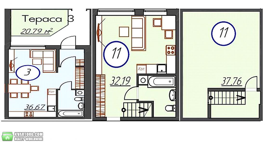 Sell 2-room apartment. Киев, Центральная — photo 6