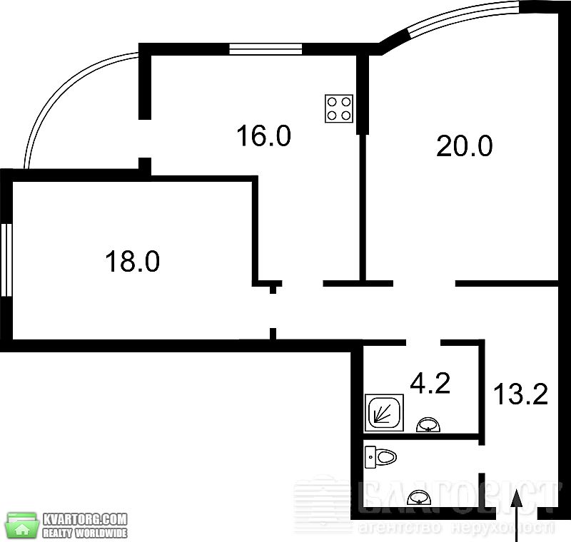 Sell 2-room apartment. Киев, лобановского — photo 2
