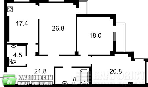 Sell 3-room apartment. Киев, Шумского — photo 2