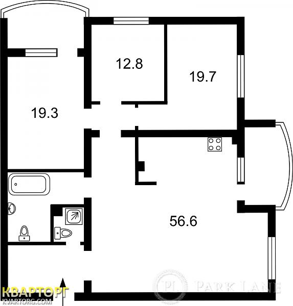 Sell 3-room apartment. Киев, Оболонская наб — photo 3