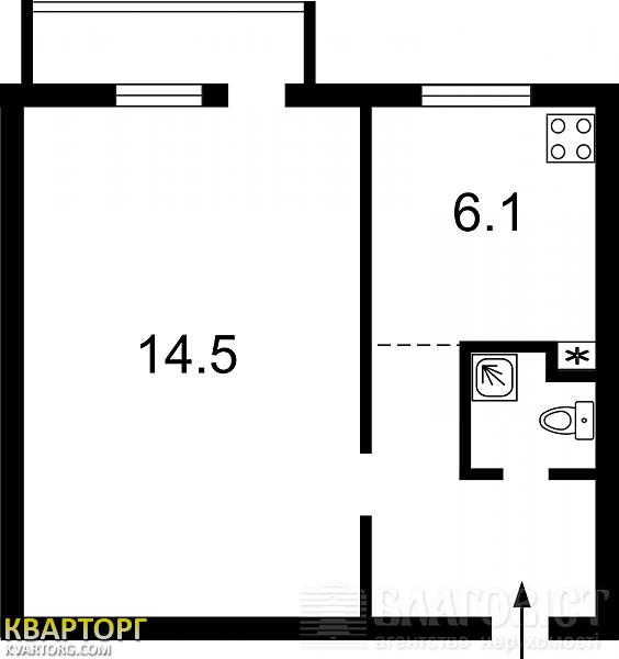 Sell 1-room apartment. Киев, Леси Украинки бул — photo 6