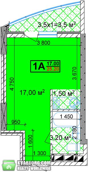 Sell 1-room apartment. Киев,  Машиностроительная — photo 1