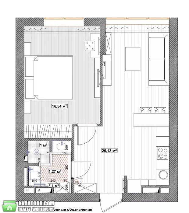 Sell 1-room apartment. Киев, Нижнеключевая — photo 8