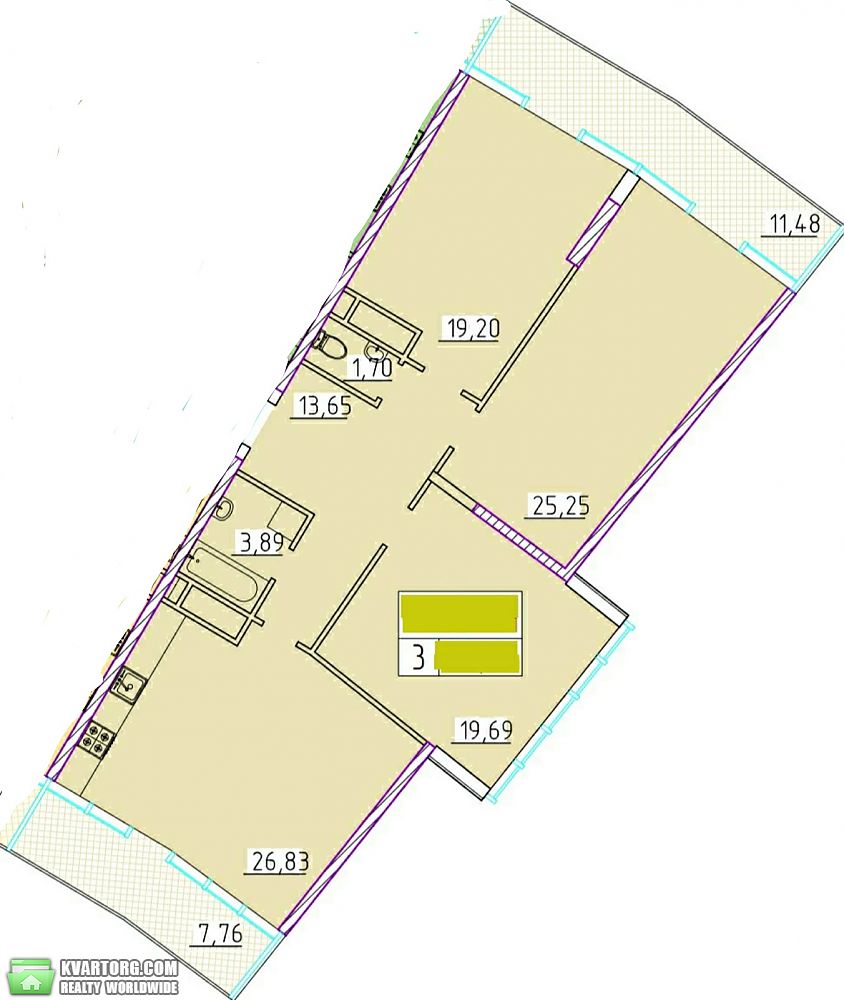 Sell 3-room apartment. Одесса, Генуэзская — photo 7